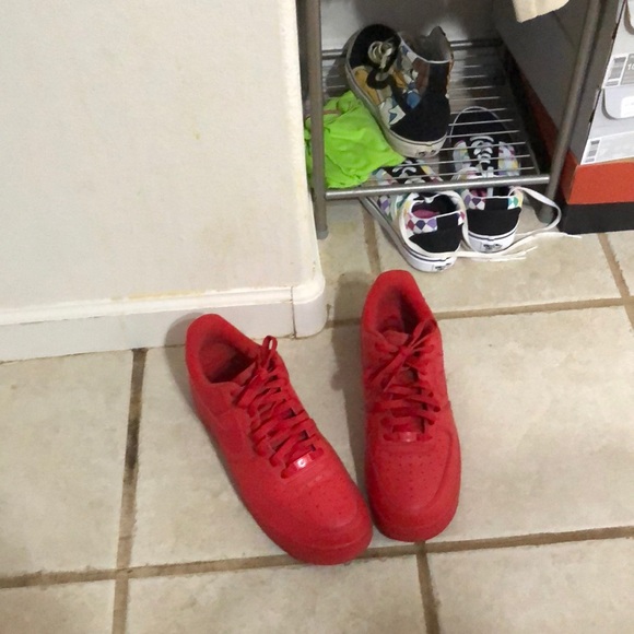 COPY - Air Force 1s all red - Picture 2 of 2